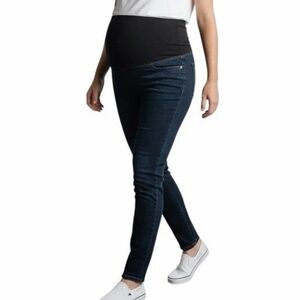 Isabel Maternity Women's Jegging Jeans 4/27R Dark Wash Over Belly Skinny Stretch